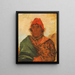 Ee-Mat-L King Phillip Deuxième chef - George Catlin — indrammet kunstværk på væggen