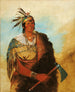 Go-To-Kw-Ph-Ah-maleri skiller sig ud som en æresfuld - George Catlin — visning af kunstværket