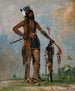 Kabshunk Den, der rejser overalt, en kriger - George Catlin — visning af kunstværket