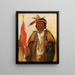Kechnmqua Big Bear - George Catlin — indrammet kunstværk på væggen