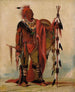 Keeokk Den Vågne Ræv Tribuhelt - George Catlin — visning af kunstværket