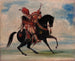 "Den vågne leder af rævene i stammen på hest" - George Catlin — visning af kunstværket