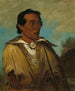 Keennekuk, Premier Homme, Chef de la Tribu - George Catlin — visning af kunstværket