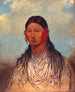 Aigle de guerre femelle Koonzayame - George Catlin — visning af kunstværket