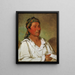 Layloahpeeisheekaw Herbe Busk og Blomst Semi-civiliseret - George Catlin — indrammet kunstværk på væggen