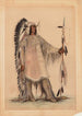 Mah-To-Toh-Pa, le chef Mandan - George Catlin — visning af kunstværket
