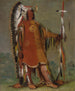 Mh-to-th-pa Quatre Ours Second Chef i stor uniform - George Catlin — visning af kunstværket
