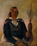 Ni-c-man La Réponse Deuxième Chef - George Catlin — visning af kunstværket