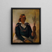 Ni-c-man La Réponse Deuxième Chef - George Catlin — indrammet kunstværk på væggen