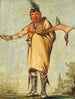 Nw-kw Wood, ancien leder af stammen - George Catlin — visning af kunstværket