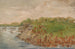 Ojibwa-maleri med rundt om Saint Anthony-faldene - George Catlin — visning af kunstværket