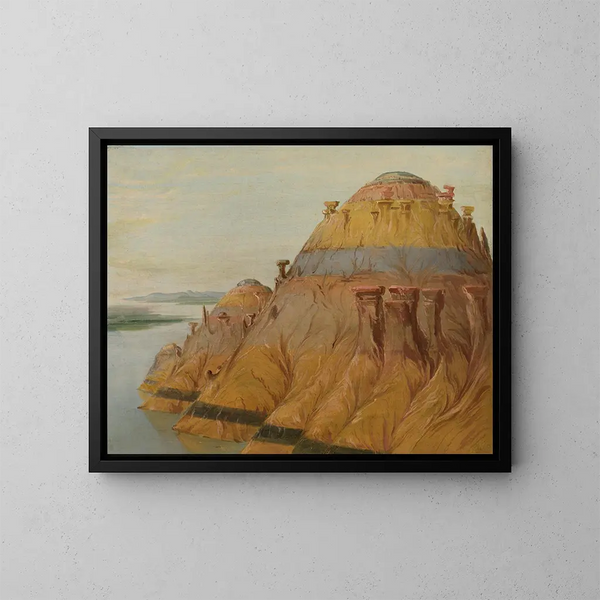 George Catlin — indrammet kunstværk på væggen