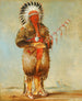 Rw-No-Way-Wh-Krah Loose Pipestem un Brave - George Catlin — visning af kunstværket