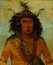 Say-Say-Gon Hail Storm Chef de guerre - George Catlin — visning af kunstværket
