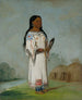 Seet-S-Be-A Midday Sun en sød pige - George Catlin — visning af kunstværket