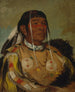 Shacpay, den sekschefer for Ojibwés af Prærien (Kasuskonflikt) - George Catlin — visning af kunstværket