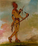 Shin-Ga-Ws-Sa Bel Oiseau - George Catlin — visning af kunstværket