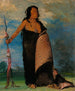 Shoo-De-G-Cha Le chef de la tribu des fumigènes - George Catlin — visning af kunstværket