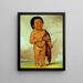 Tcha-As-Ka-Ding Petit-fils de Buffalo Bulls Back Fat - George Catlin — indrammet kunstværk på væggen