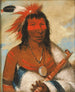 WNahDeTnkAh Store Aigle ou Sorts Sort Chef du gruppe OHahKasKaTohYAnTe - George Catlin — visning af kunstværket