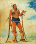 WahCheeHhsKa L'homme, der sætter alt udenfor - George Catlin — visning af kunstværket