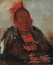WahRoNeSah-maleri, tribalhøvdingen - George Catlin — visning af kunstværket