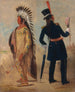 WiJnJon Pigeons Egg Head La lumière allant og tilbage fra Washington - George Catlin — visning af kunstværket