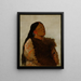 L'épouse des Six - George Catlin — indrammet kunstværk på væggen