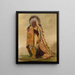 WnEeTon Chef de la tribu - George Catlin — indrammet kunstværk på væggen