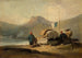 Scène chinoise bateaux près du lac - George Chinnery — visning af kunstværket
