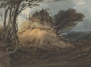 Temple indien - George Chinnery — visning af kunstværket
