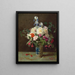 Vase de fleurs - George Cochran Lambdin — indrammet kunstværk på væggen
