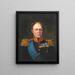 Portrait af tsar Alexander I af Rusland - Af George Dawe — indrammet kunstværk på væggen