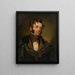 Portrait af William Smith O'Brien 1803-1864 Unge irsk - George Francis Mulvany — indrammet kunstværk på væggen
