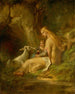 Sainte Geneviève de Brabant dans la forêt - George Frederick Bensell — visning af kunstværket