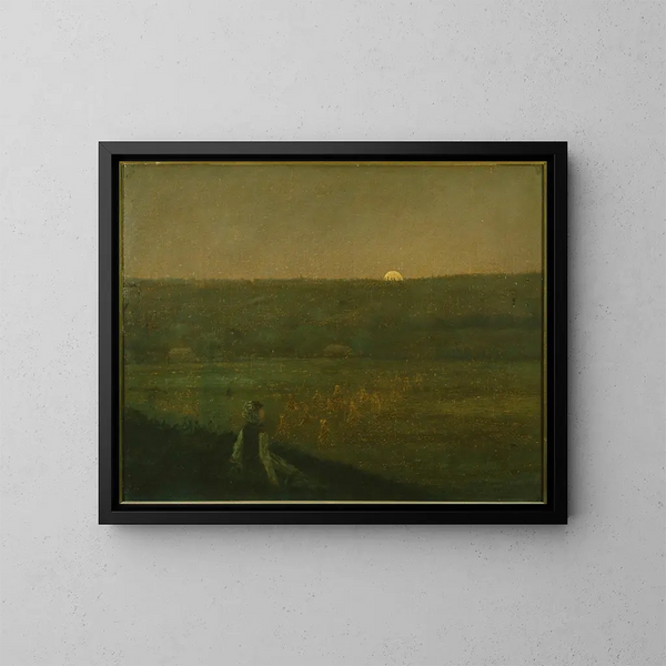Lever de lune - George Fuller — indrammet kunstværk på væggen