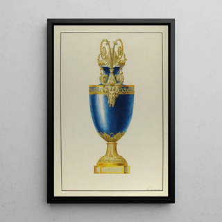 George Heinrich von Kirn - Design for a Gilt Bronze Urn.webp