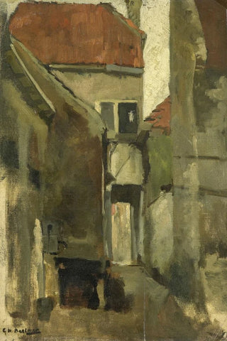 George Hendrik Breitner - Neighborhood Street in Rijswijk near The Hague.webp