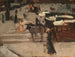 Tramways à chevaux et figures sur une place - George Hendrik Breitner — visning af kunstværket