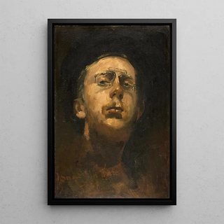 George Hendrik Breitner - Selfportrait with pincenez.webp