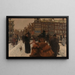 Le pont Singel à la Paleisstraat à Amsterdam - George Hendrik Breitner — indrammet kunstværk på væggen