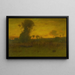 Efter solnedgang i Montclair, New Jersey - George Inness — indrammet kunstværk på væggen