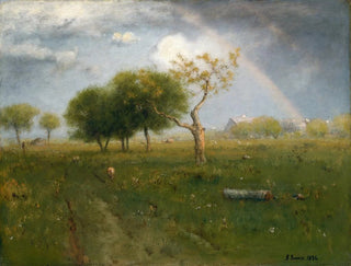 Efter en sommerbyge - George Inness — visning af kunstværket