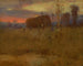 Lueur du soir sur la prairie - George Inness — visning af kunstværket