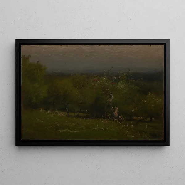 Verger de pommiers - George Inness — indrammet kunstværk på væggen
