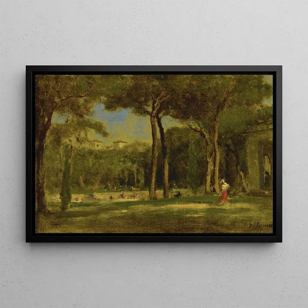 Villa Barberini - George Inness — indrammet kunstværk på væggen
