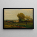 Près af den gamle aquedukt, Campagna, Italien - George Inness — indrammet kunstværk på væggen