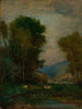 Vaches au bord d'un ruisseau - George Inness — visning af kunstværket