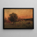 Vaches dans un champ - George Inness — indrammet kunstværk på væggen