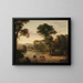 La Traversée du gué - George Inness — indrammet kunstværk på væggen